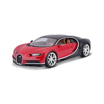 【中古】Burago 1/18 Scale 18-11040 - Bugatti Chiron - Blue \u0026 Black