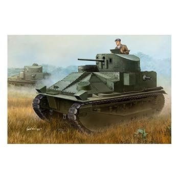 【中古】ホビーボス 1/35 ファイティングヴィークルシリーズ ヴィッカース中戦車 Mk.II プラモデル 83879