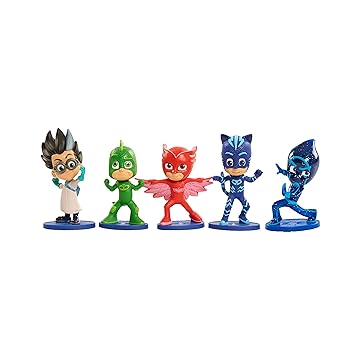 【中古】【39shop】パジャマスク★人形 ミニ フィギュア 5体 セット 子供 おもちゃ ギフト プレゼント(良い)|アトリエ絵利奈