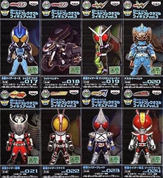 【中古】仮面ライダーシリーズ ワールドコレクタブルフィギュア vol.3 8種