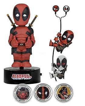 【中古】マーベルコミックス ネカ デッドプール ギフトセット ボディノッカー&スケーラーズ&イヤフォン / MARVEL NECA DEADPOOL GIFT SET並行輸入品デッ