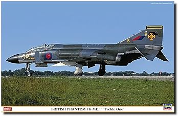 【中古】ハセガワ 1/48 イギリス空軍 ブリティッシュ ファントムFG Mk.1 トレブルワン プラモデル 07441