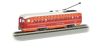 【中古】Bachmann Pacific Electric PCC Streetcar with Sparkingトロリーポール