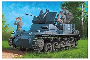 【中古】ホビーボス 1/35 ドイツI号対空戦車 /w.アーマートレーラー プラモデル 80147