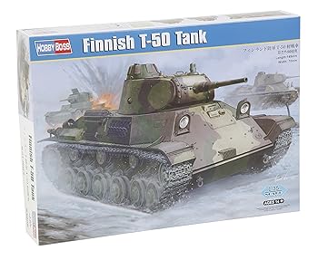 【中古】ホビーボス 1/35 ファイティングビークルシリーズ フィンランド陸軍 T-50軽戦車 プラモデル 83828