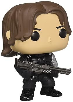 【中古】ポップ! 3.75インチ ソフビ ボブルヘッド フィギュア/シビル・ウォー キャプテン・アメリカ/ウィンター・ソルジャー