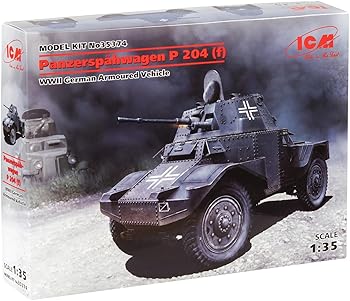 【中古】アイシーエム ICM 1/35 ドイツ P204 f 装甲車 プラモデル 35374