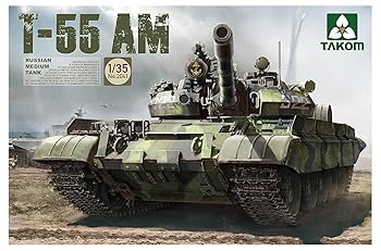 【中古】TAKOM 1/35 T-55 AM ロシア中戦車 プラモデル TKO2041