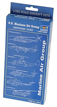 【中古】トランペッター 1/350 アメリカ海兵隊 航空部隊セット 06639 プラモデル