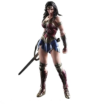 【中古】【39shop】PLAY★ARTS改 Batman v Superman: Dawn of Justice ワンダーウーマン PVC製 塗装済み可動フィギュア（良い）｜アトリエ絵利奈