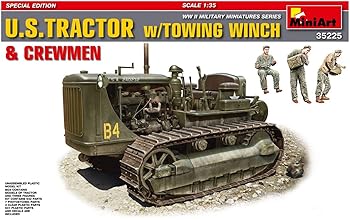 【中古】【39shop】ミニアートMiniart★1/35 米軍トラクター牽引ウインチ付 兵士3体付 MA35225 プラモデル（良い）｜アトリエ絵利奈