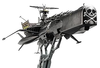 【中古】ハセガワ 1/1500 「キャプテンハーロック 次元航海」宇宙海賊戦艦 アルカディア三番艦改強攻型 プラモデル