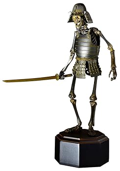 【中古】【39shop】タケヤ式自在置物★骸骨武者 鉄錆地調 約150mm PVC&ABS製 塗装済み可動フィギュア KT-009（良い）｜アトリエ絵利奈 9,673円