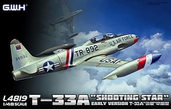 【中古】グレートウォールホビー 1/48 T-33A シューティングスター アメリカ空軍 練習機初期型 アメリカ・ドイツ・イタリア プラモデル L4819