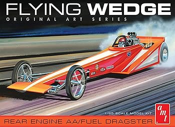 【中古】AMT 1/25 フライング・ウェッジ ドラッグスター プラスチックモデルキット AMT927