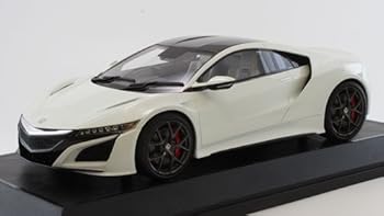 【中古】Hobby JAPAN 1/18 Honda NSX 2016 ホワイト 完成品
