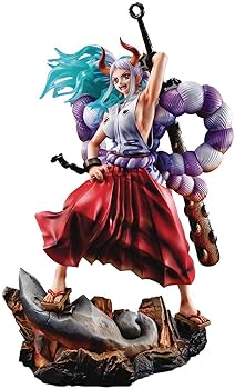 【中古】メガハウス - ワンピース - Wa-Max ヤマト、海賊の肖像画 コレクター向け像