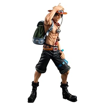 【中古】【39shop】メガハウス★- ワンピース - ポートガス・D・エースネオ-DX第10回限定版 海賊の肖像画 1/8スケール コレクション用像(非常に良い)|アトリエ絵利奈