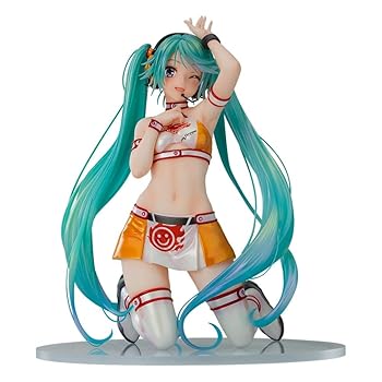 【中古】初音ミク GTプロジェクト レーシングミク 2010Ver. Art by 矢吹健太朗 1/7スケール プラスチック製 塗装済み完成品フィギュア M04338