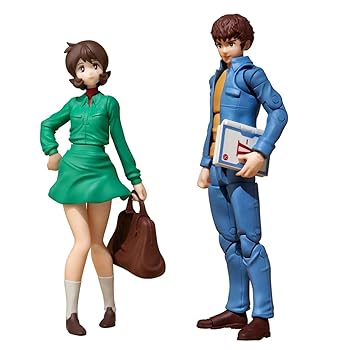 【中古】G.M.G. 機動戦士ガンダム 地球連邦軍 07 アムロ・レイ&フラウ・ボゥ 可動フィギュア|アトリエ絵利奈