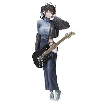 【中古】【39shop】ユニオンクリエイティブUNION★CREATIVE hitomio拾六イラストギター妹妹メイメイ バックレスドレス ノンスケール PVC&ABS製 塗装済み 完成品フィ(非常に良い)|アトリエ絵利奈