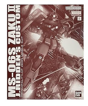 【中古】BANDAI MG 1/100 MS-06S ザクII J.RIDENのカスタムPRINCIPALTY of Zeon モバイルスーツ, 5065744