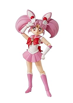 【中古】S.H.フィギュアーツ 美少女戦士セーラームーン セーラーちびムーン -Animation Color Edition- 約140mm ABS&PVC製 塗装済み可動フィギュア BAS62