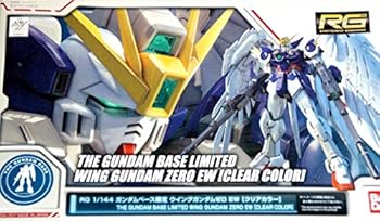 【中古】RG 1/144 ウイングガンダムゼロ EW クリアカラー プラモデルガンダムベース限定
