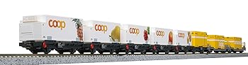【中古】KATO Nゲージ レーティッシュ鉄道 コンテナ貨物列車 8両セット 10-1731 鉄道模型 貨車 白