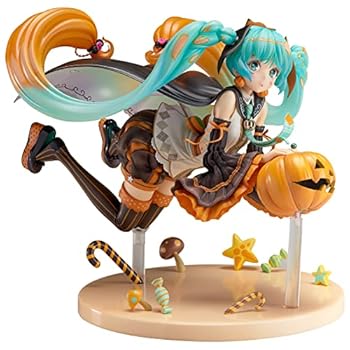 【中古】ユニオンクリエイティブUNION CREATIVE 初音ミク「TRICK or MIKU」 illustration by 左再販 ノンスケール PVC&ABS製 塗装済み 完成品フィギュア
