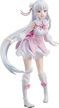 【中古】POP UP PARADE Re ゼロから始める異世界生活 エミリア Memory Snow Ver. ノンスケール プラスチック製 塗装済み完成品フィギュア