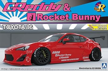 【中古】青島文化教材社 1/24 SパッケージVer.R No.57 トヨタ 86 2012 GREDDY&ROCKET BUNNY ENKEI Ver. プラモデル