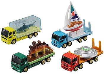 【中古】トミカ たのしいトレーラーセット