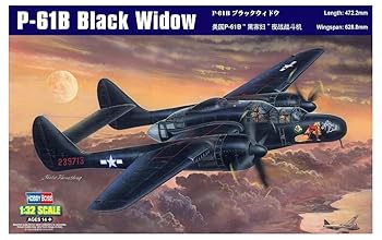 【中古】ホビーボス 1/32 P-61B ブラックウィドウ プラモデル