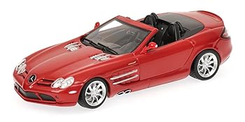 【中古】Minichamps 1/43 メルセデスベンツSLR マクラーレン 読み込むはやりっ子2007 赤いこと 成し遂げる品