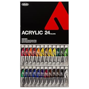 【中古】ホルベイン アクリリック 色つや甚だしい上半身金995 20ml 24色書き割り 16995