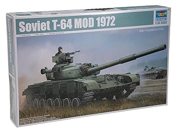 【中古】【39shop】トランペッター★1/35 ソビエト軍 T-64 主力戦車 Mod.1972 プラモデル（良い）｜アトリエ絵利奈