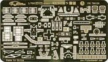 【中古】【39shop】1/700★英海軍巡洋戦艦レナウン用エッチング（良い）｜アトリエ絵利奈