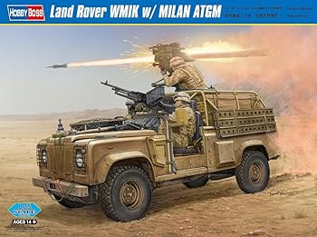 【中古】ホビーボス 1/35 ファイティングヴィークルシリーズ ランドローバーWMIKミラン対戦車ミサイル搭載型 プラモデル
