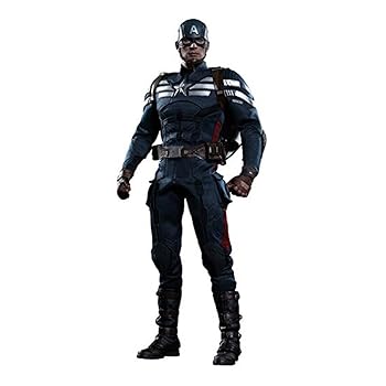 【中古】ムービー・マスターピース キャプテン・アメリカ/ウィンター・ソルジャー キャプテン・アメリカステルス・スーツ版 1/6スケール プラスチック製