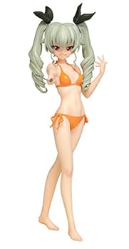 【中古】【39shop】BEACH★QUEENS ガールズ&パンツァー アンチョビ 1/10スケール PVC製 塗装済み完成品フィギュア(非常に良い)｜アトリエ絵利奈