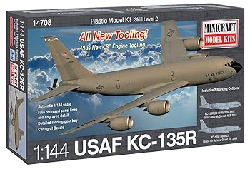【中古】プラッツ 1/144 アメリカ空軍 KC-135R ストラトタンカー プラモデル