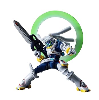 【中古】海洋堂 レガシーOFリボルテック OVERMAN キングゲイナー 約120mm ABS&PVC製 塗装済み可動フィギュア LR-014画像