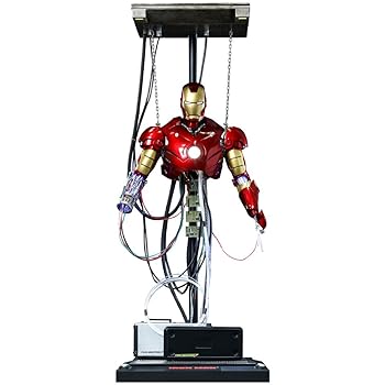 【中古】ムービー・マスターピース アイアンマン アイアンマン・マーク3チューンアップ版 1/6スケール プラスチック製 塗装済み可動フィギュア 並行輸入