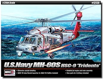【中古】【39shop】GSI★クレオスGSI Creos アカデミー 1/35 USN MH-60S ナイトホーク "HSC-9 トラブルシューター" プラモデル(非常に良い)|アトリエ絵利奈