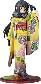 【中古】魔法少女まどか☆マギカ 暁美ほむら 晴着Ver. 1/8スケール PVC製 塗装済み完成品フィギュア