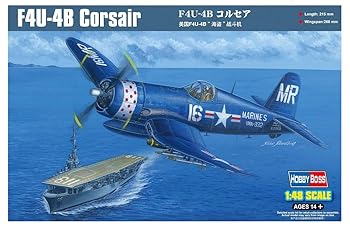 【中古】ホビーボス 1/48 エアクラフト シリーズ フランス海軍F4U-7コルセア 80392 プラモデル