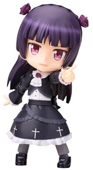 【中古】コトブキヤ キューポッシュ 俺の妹がこんなに可愛いわけがない。 黒猫 ノンスケール PVC製 塗装済み可動フィギュア画像