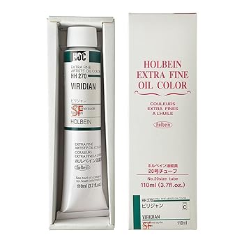 【中古】ホルベイン 油絵具 HH270 110ml ビリジャン 10270
