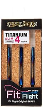 【中古】コスモダーツ フィットシャフト メタル チタニウム シャフト チタン スピン 焼き色4